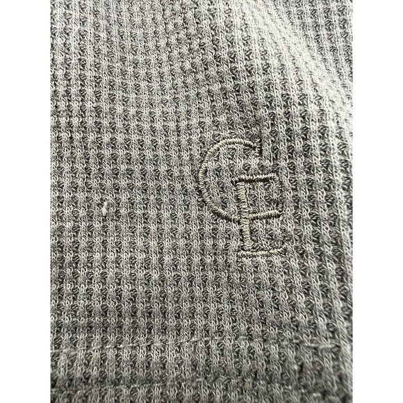 Cozy Earth army green waffle knit short slv tshirt M comfy oversized bamboo - Picture 4 of 9